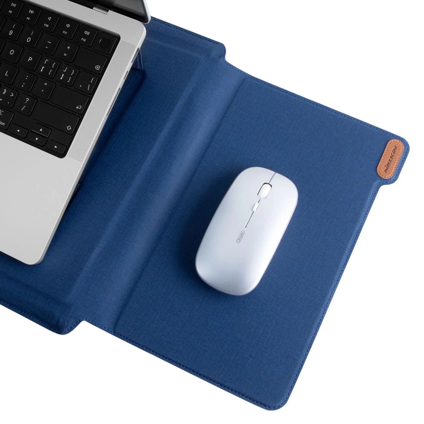 Apple MacBook Laptopfodral blå Nillkin Versatile Plus Laptop Sleeve Macbook 15.6-16.1 (Vegan Leather)
