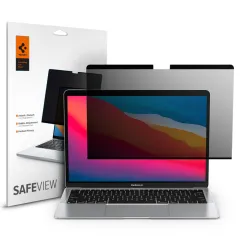 Apple MacBook Datora aizsargstikls SPIGEN SAFE VIEW PRIVACY Apple Macbook Air 13 M2 / M3 / M4 (2023-2025)