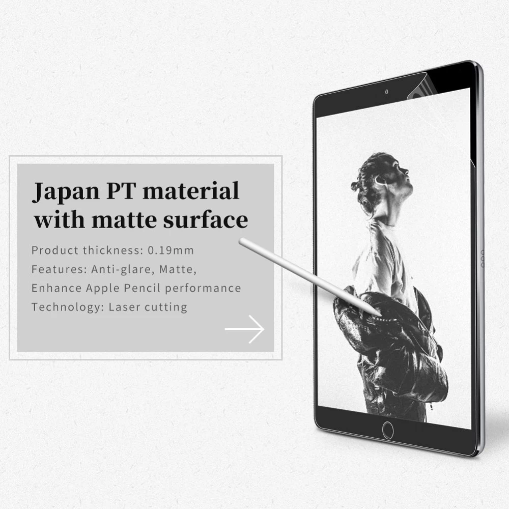 Apple iPad 9.7 (2017/2018) tablet skärmskydd  Nillkin AG Paper-Like Screen Protector