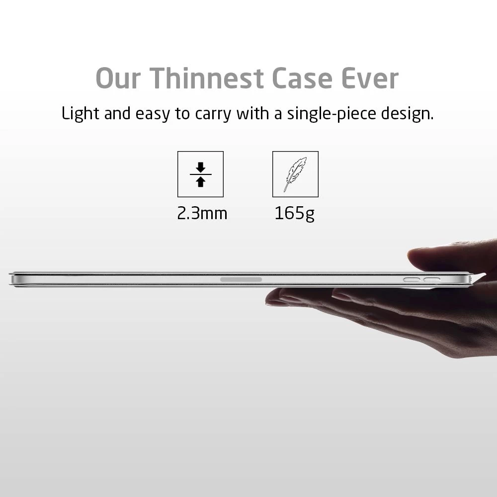 Apple iPad Pro 11 (2018) tablet case silver ESR Yippee Color Magnetic