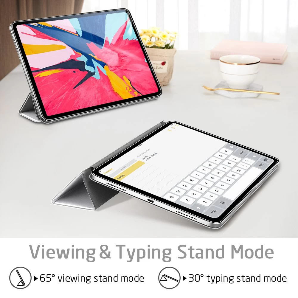 Apple iPad Pro 11 (2018) tablet case silver ESR Yippee Color Magnetic