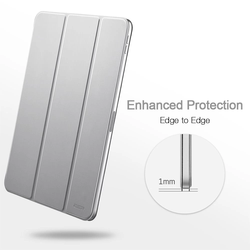 Apple iPad Pro 11 (2018) tablet case silver ESR Yippee Color Magnetic