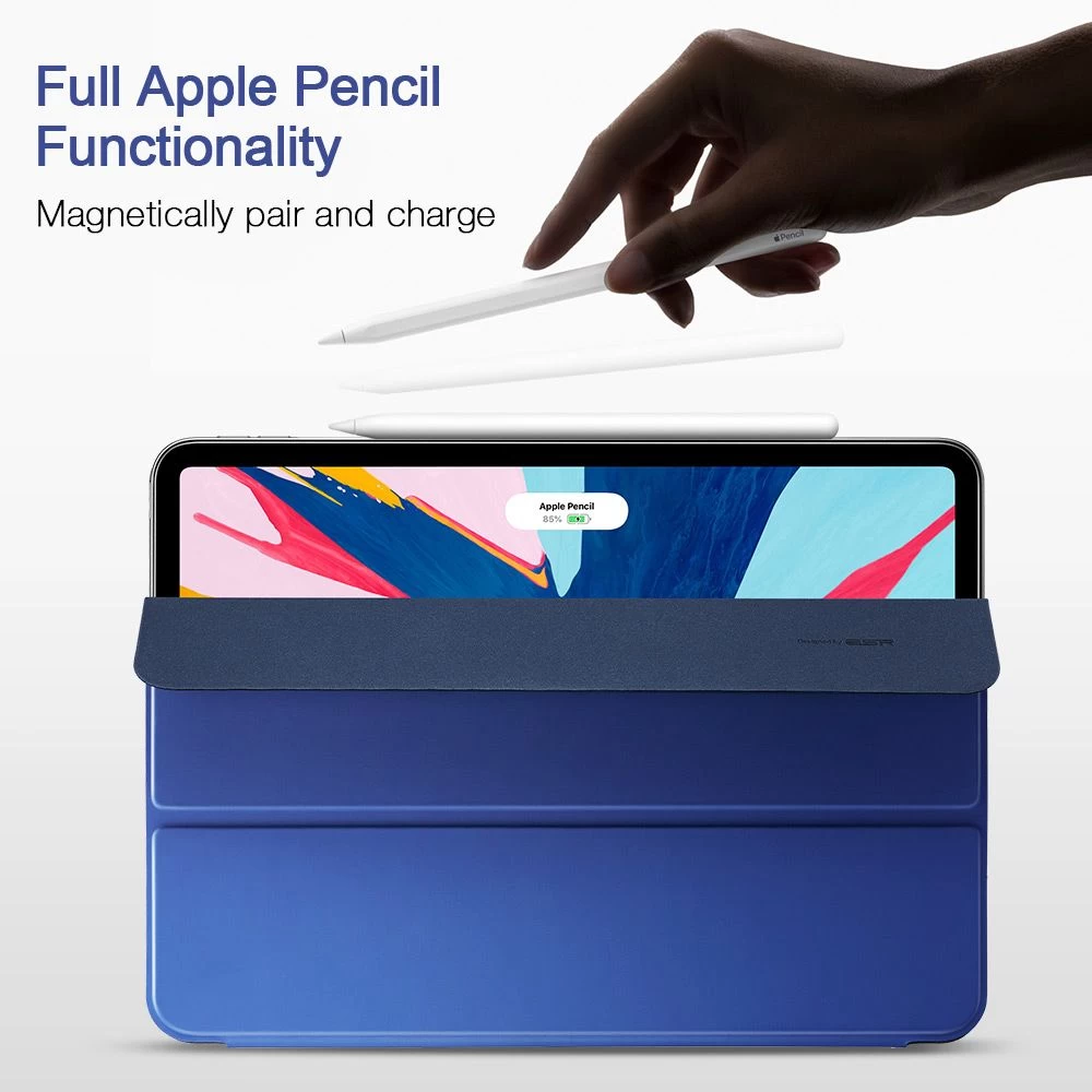 Apple iPad Pro 11 (2018) tablet skal, fodral blå ESR Yippee Color Magnetic 