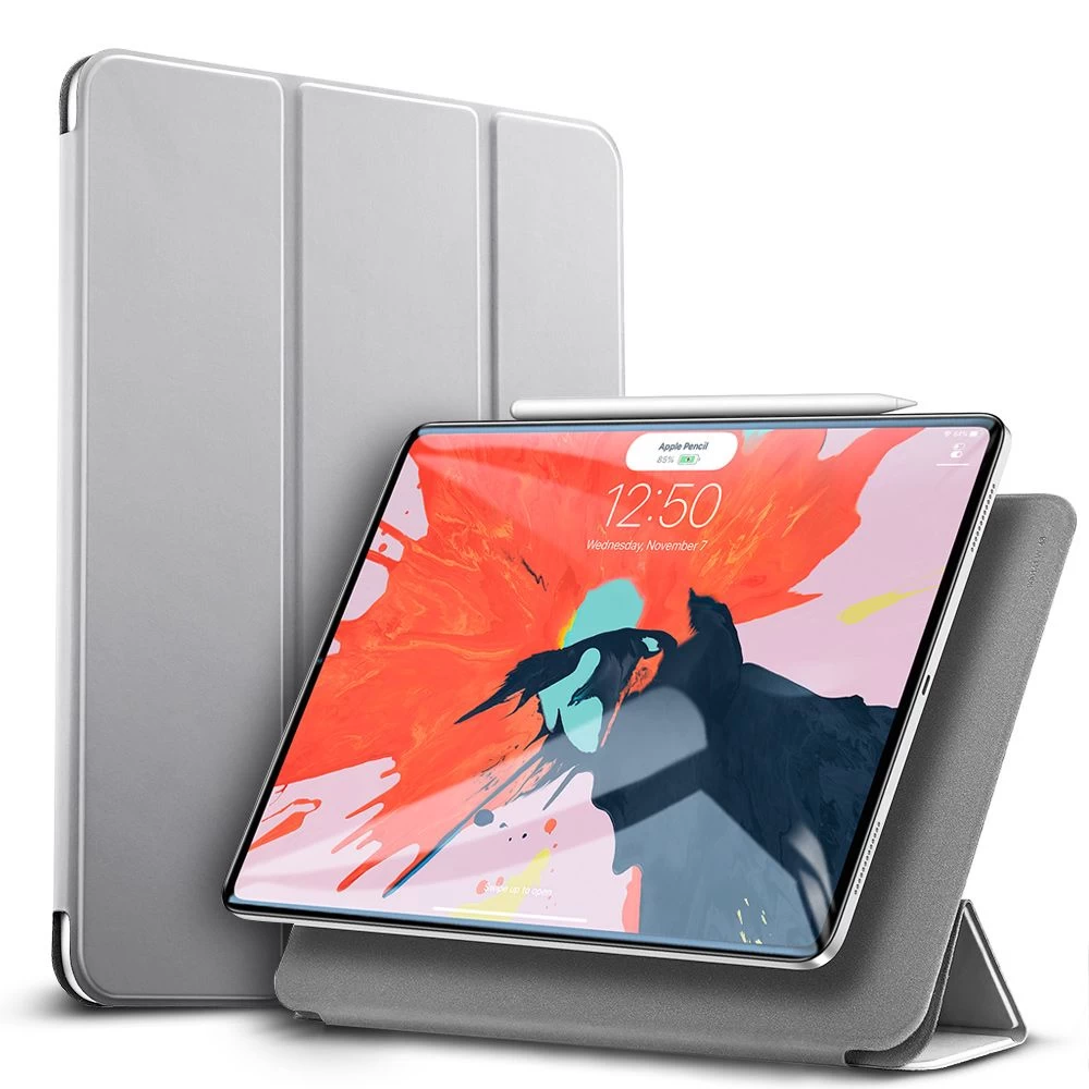 Apple iPad Pro 11 (2018) tablet case silver ESR Yippee Color Magnetic