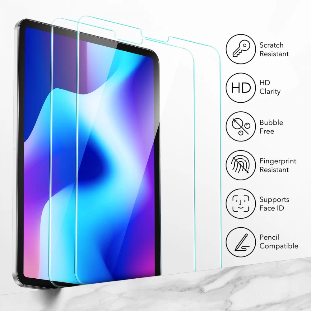 Apple iPad Pro 12.9 (2018) aizsargstikls  ESR TEMPERED GLASS (2-pack)