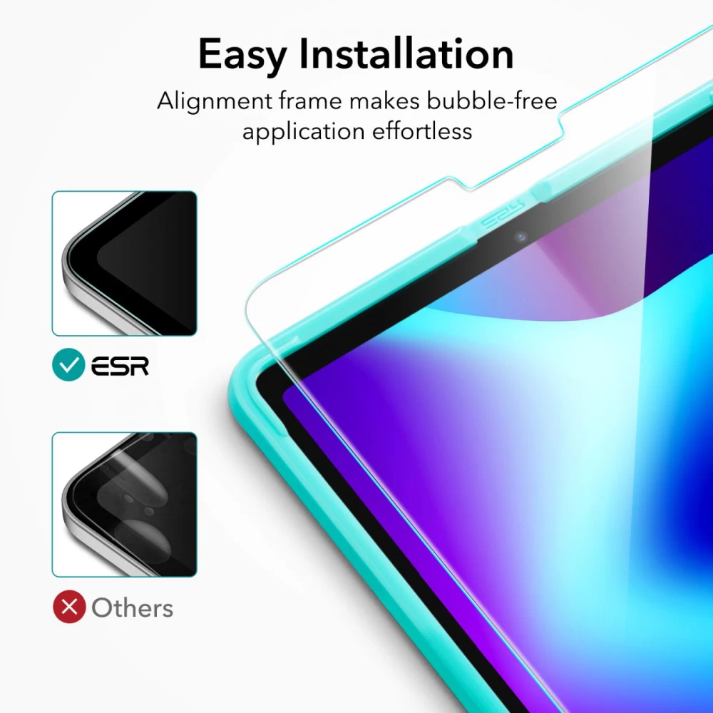 Apple iPad Pro 12.9 (2018) aizsargstikls  ESR TEMPERED GLASS (2-pack)