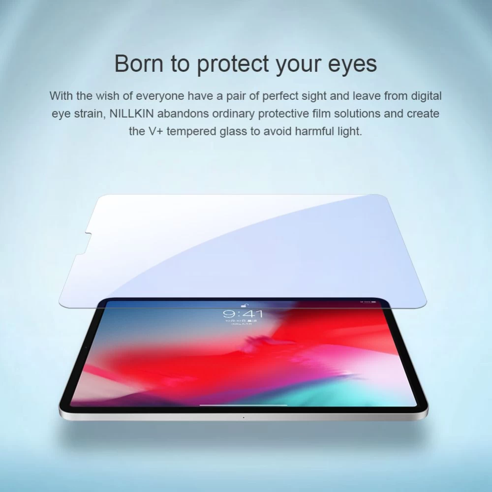 Apple iPad Pro 12.9 (2018) aizsargstikls  Nillkin V+ Anti Blue Light Tempered Glass