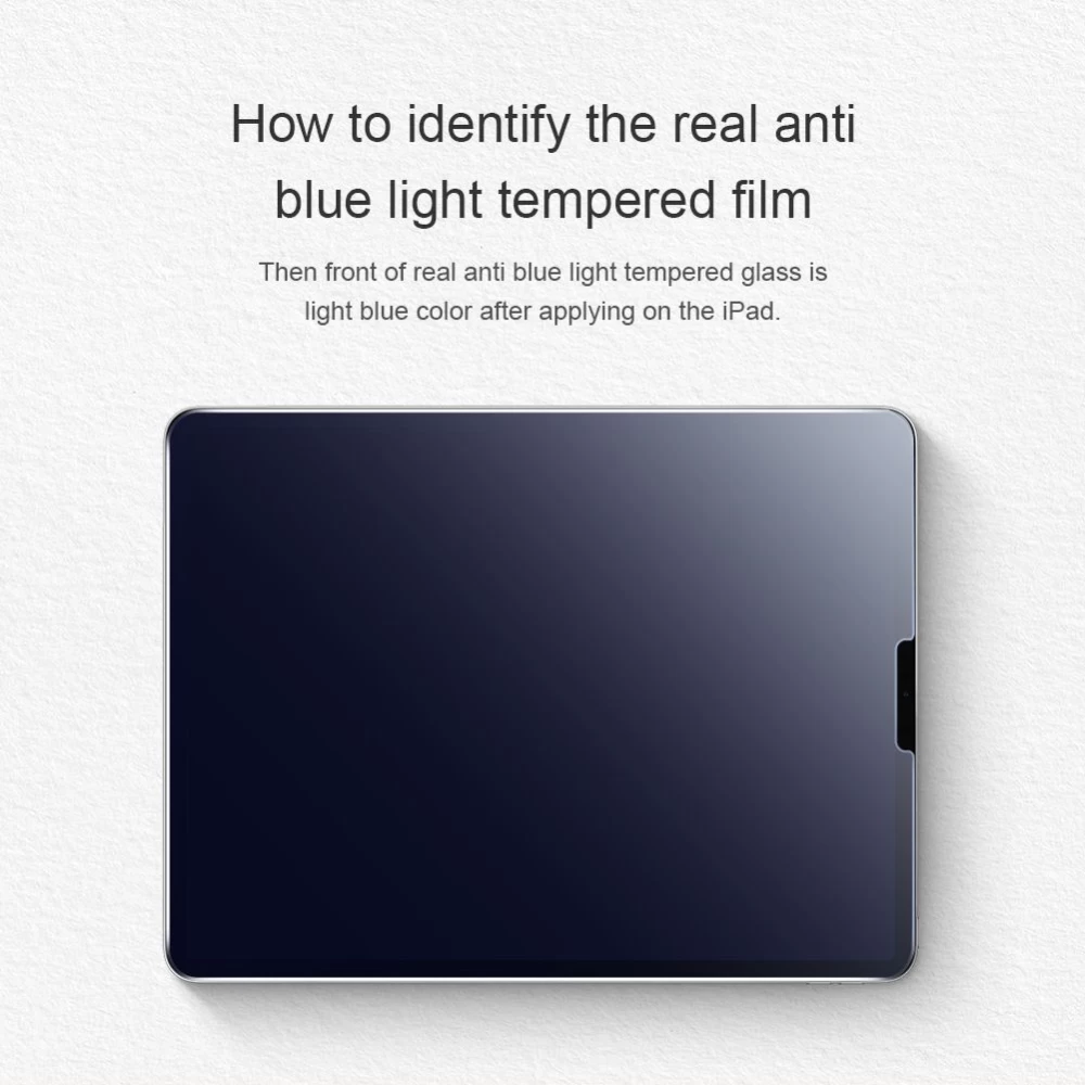 Apple iPad Pro 12.9 (2018) aizsargstikls  Nillkin V+ Anti Blue Light Tempered Glass