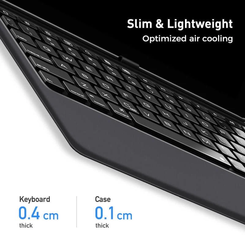Apple iPad Air 10.5 (2019) maciņš melns ESR Bluetooth Keyboard