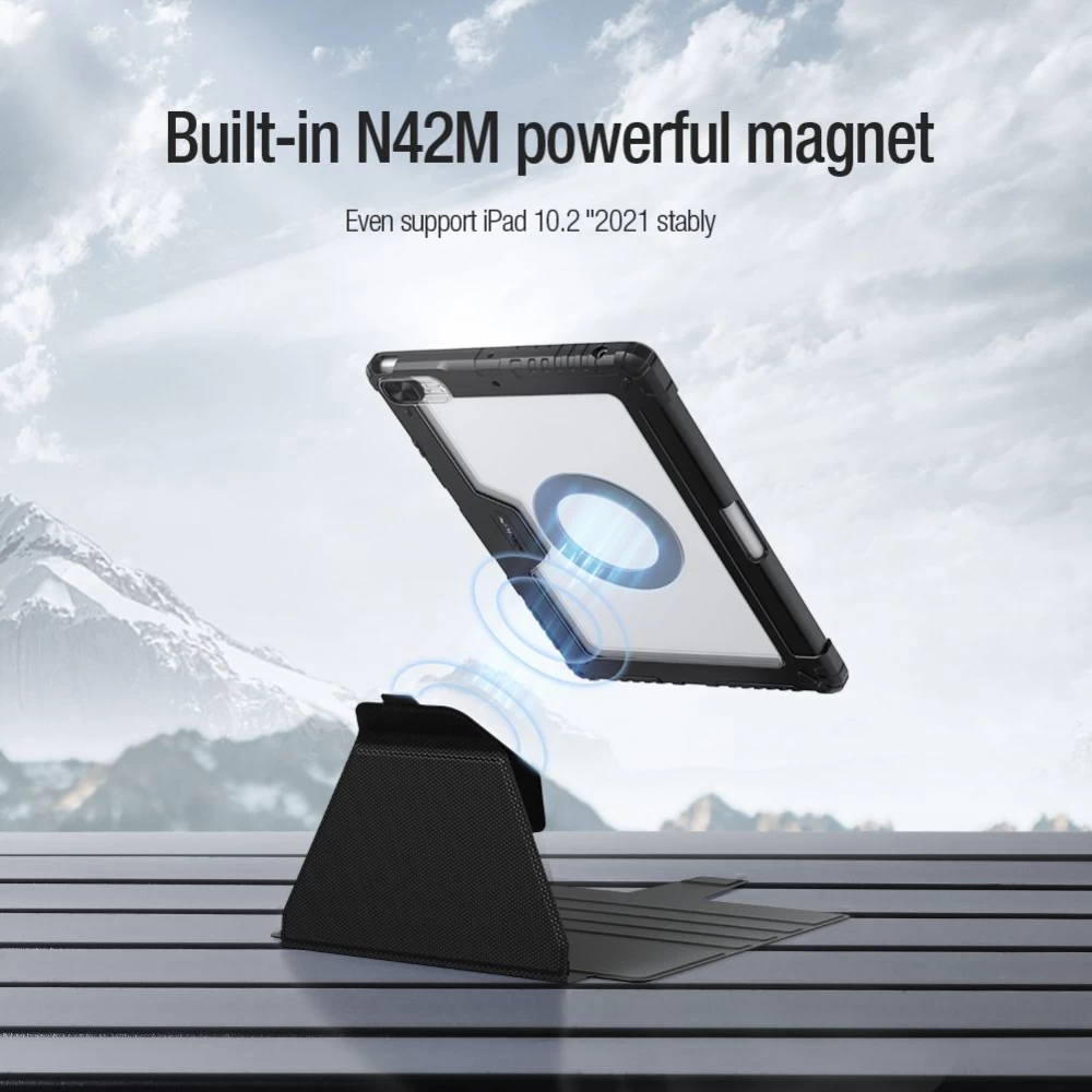Apple iPad 10.2 (2019) maciņš melns NILLKIN Bumper SnapSafe