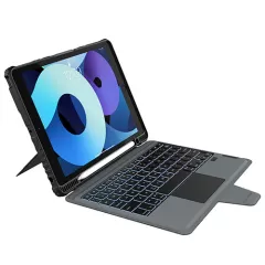 Apple iPad 10.2 (2019) maciņš melns NILLKIN BUMPER COMBO KEYBOARD (BACKLIT VERSION)