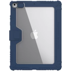 Apple iPad 10.2 (2019) tablet skal, fodral blå Nillkin Bumper Leather  Pro 2019/2020 8th Gen Copy
