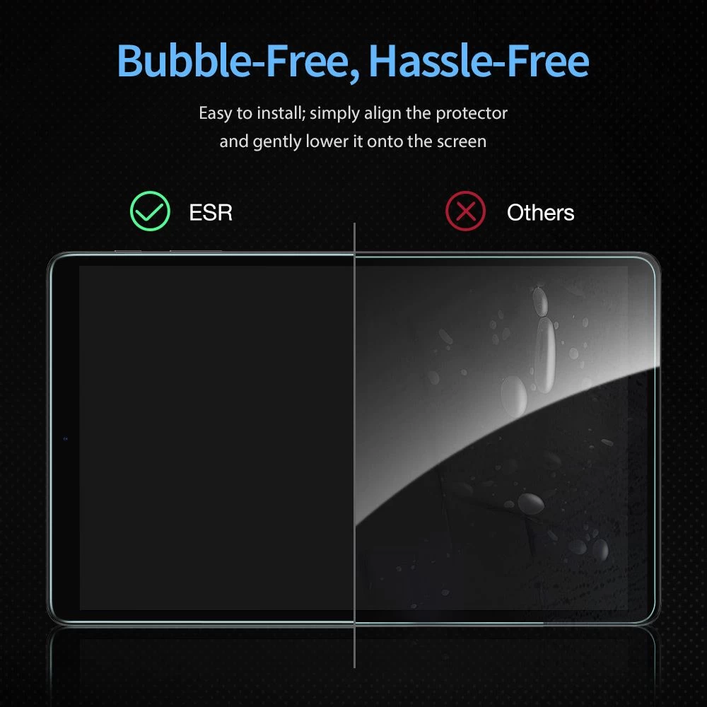 Samsung Galaxy Tab A 10.1 (2018) tablet skärmskydd transparent ESR Glass Film 5KG