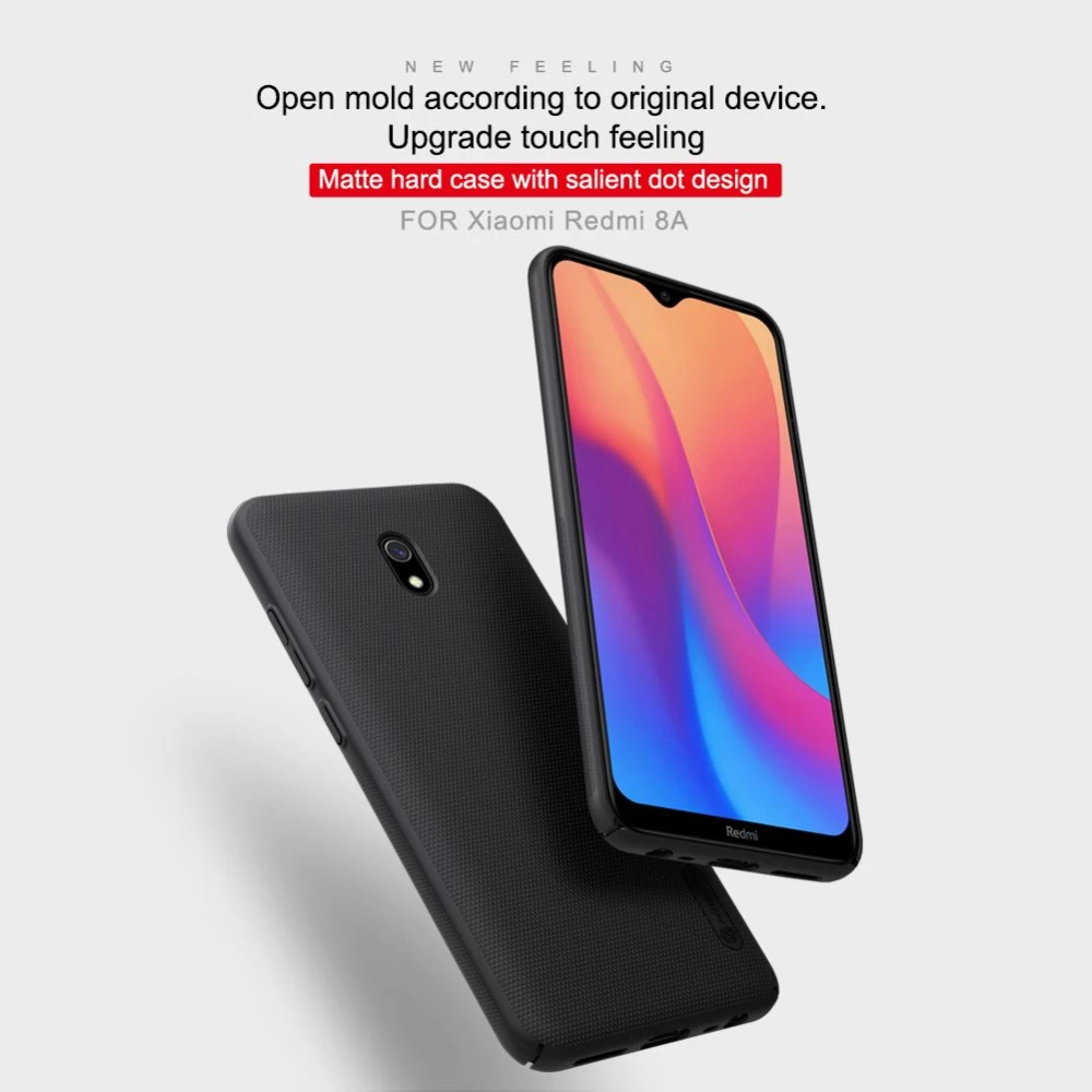 Xiaomi RedMi 8A vāciņš melns Nillkin Super Frosted Shield  Redmi