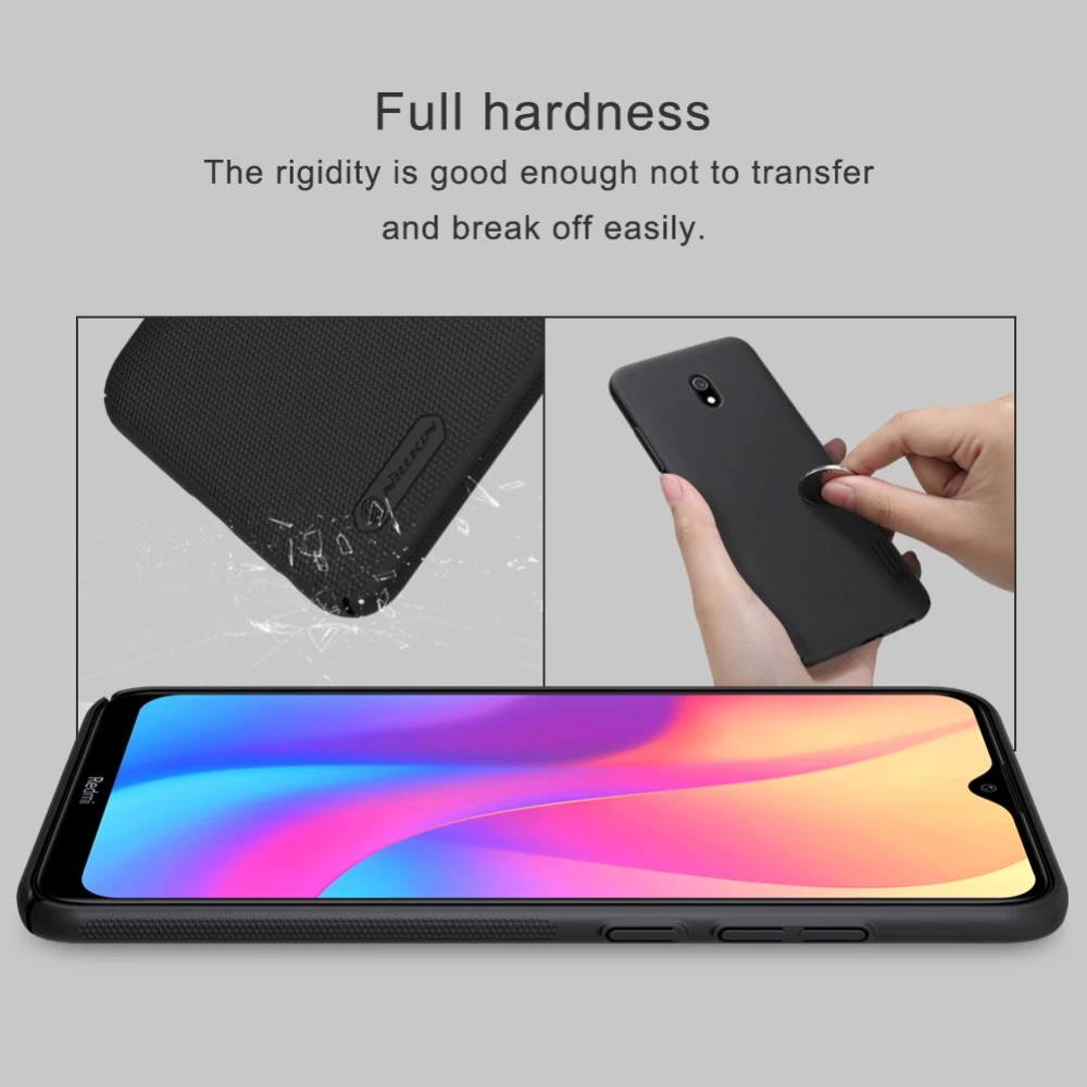Xiaomi RedMi 8A vāciņš melns Nillkin Super Frosted Shield  Redmi