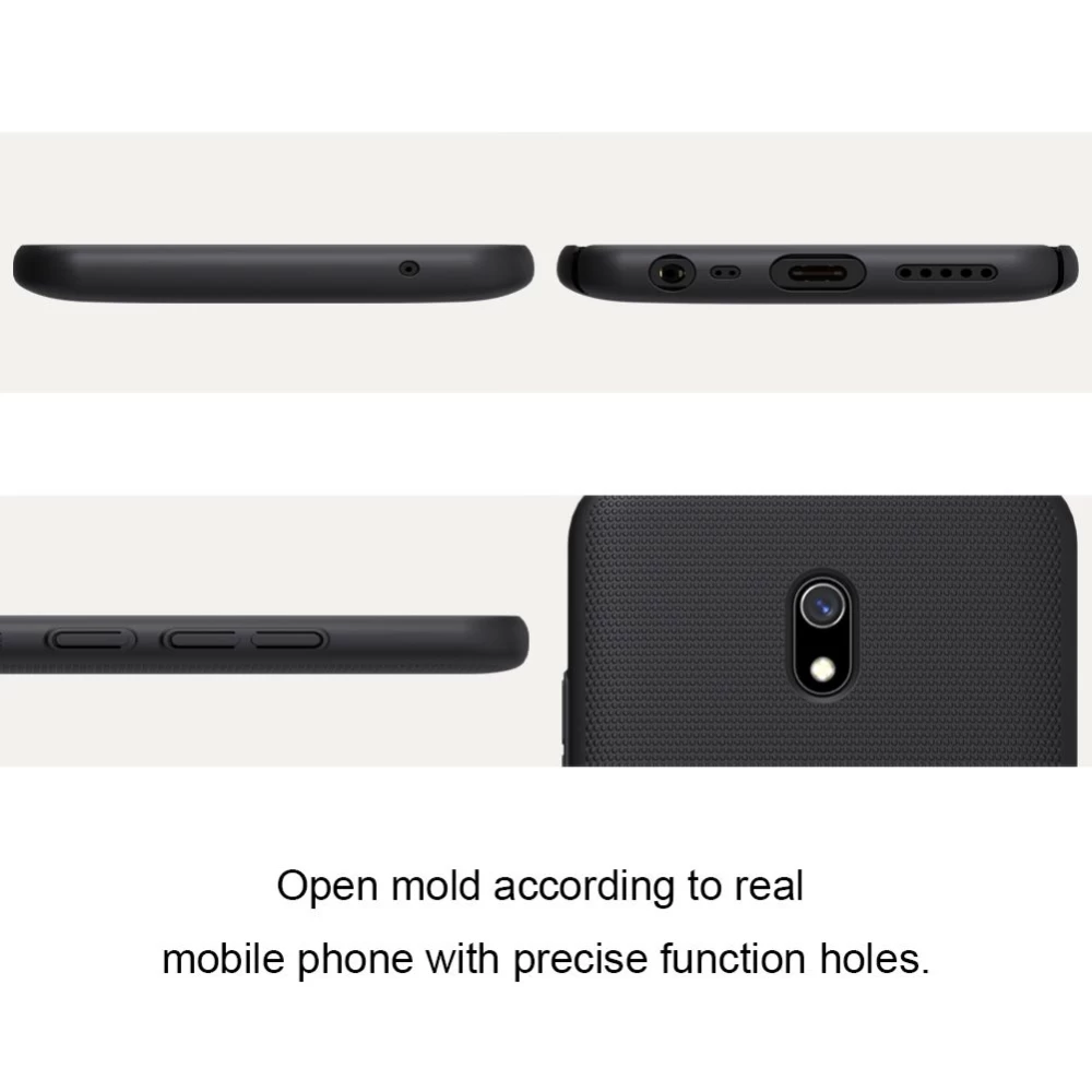 Xiaomi RedMi 8A vāciņš melns Nillkin Super Frosted Shield  Redmi