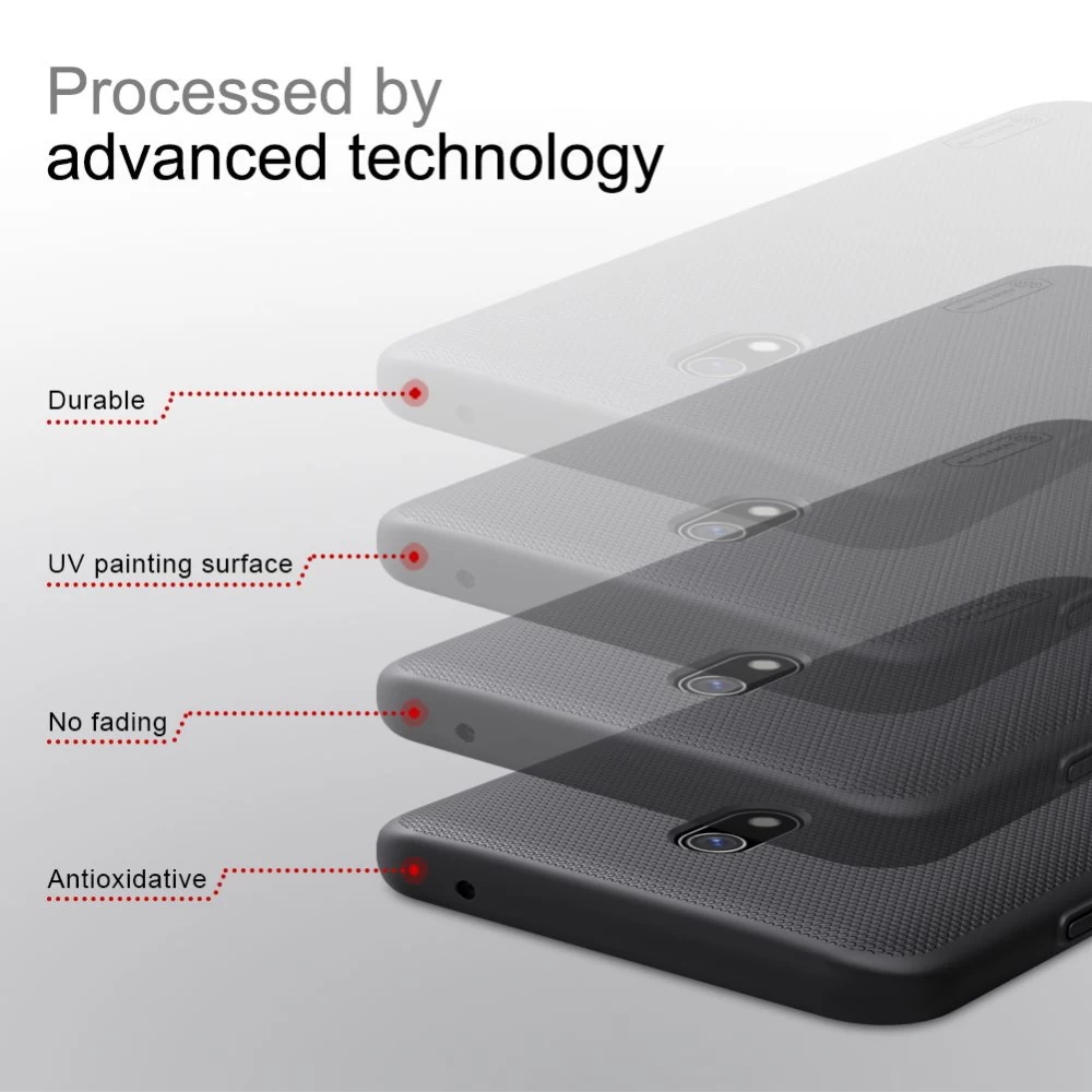 Xiaomi RedMi 8A vāciņš zils Nillkin Super Frosted Shield  Redmi