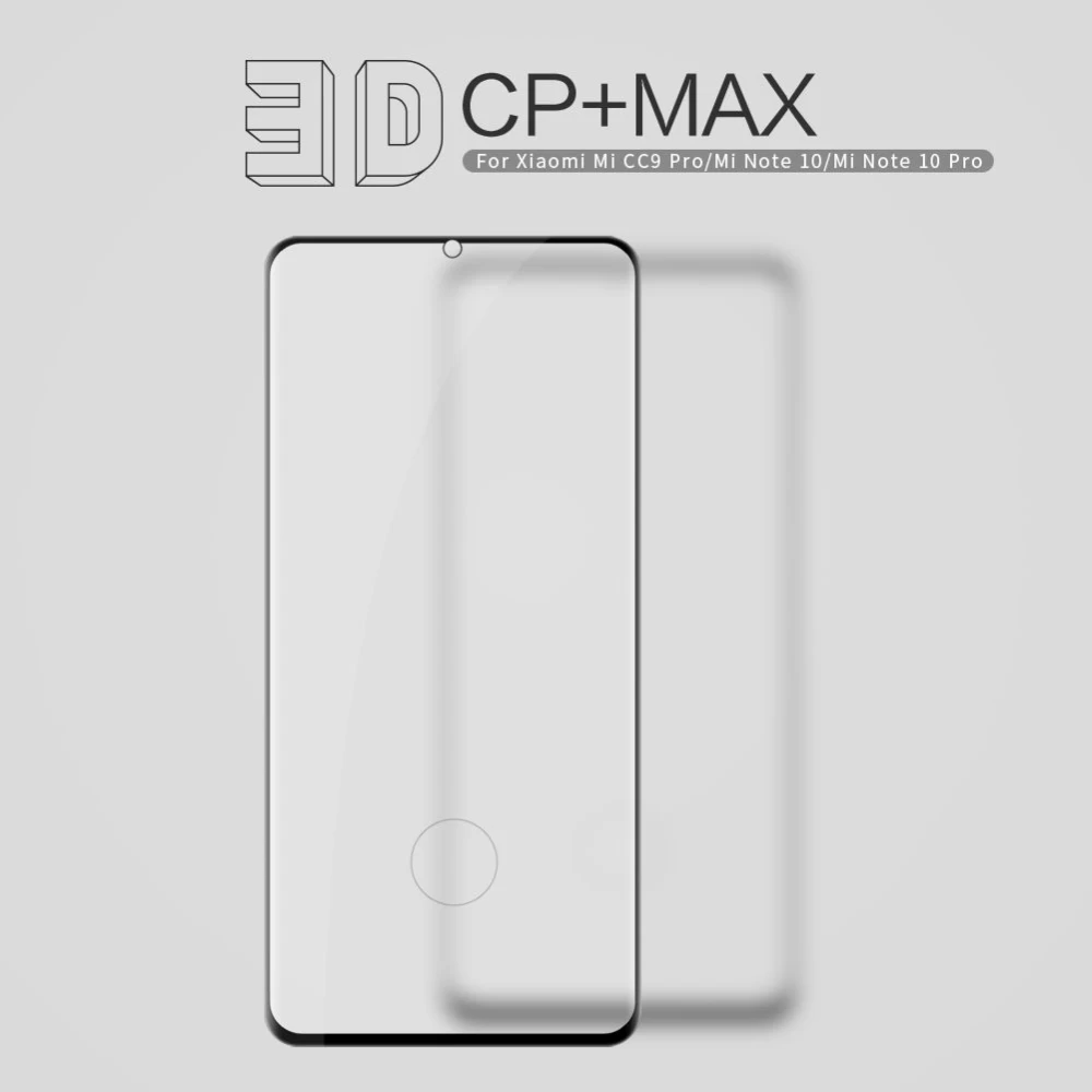 Xiaomi Mi Note 10 apsauginis stiklas  NILLKIN 3D CP+MAX Tempered Glass