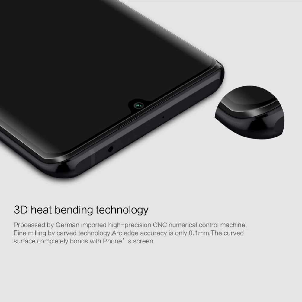 Xiaomi Mi Note 10 apsauginis stiklas  NILLKIN 3D CP+MAX Tempered Glass