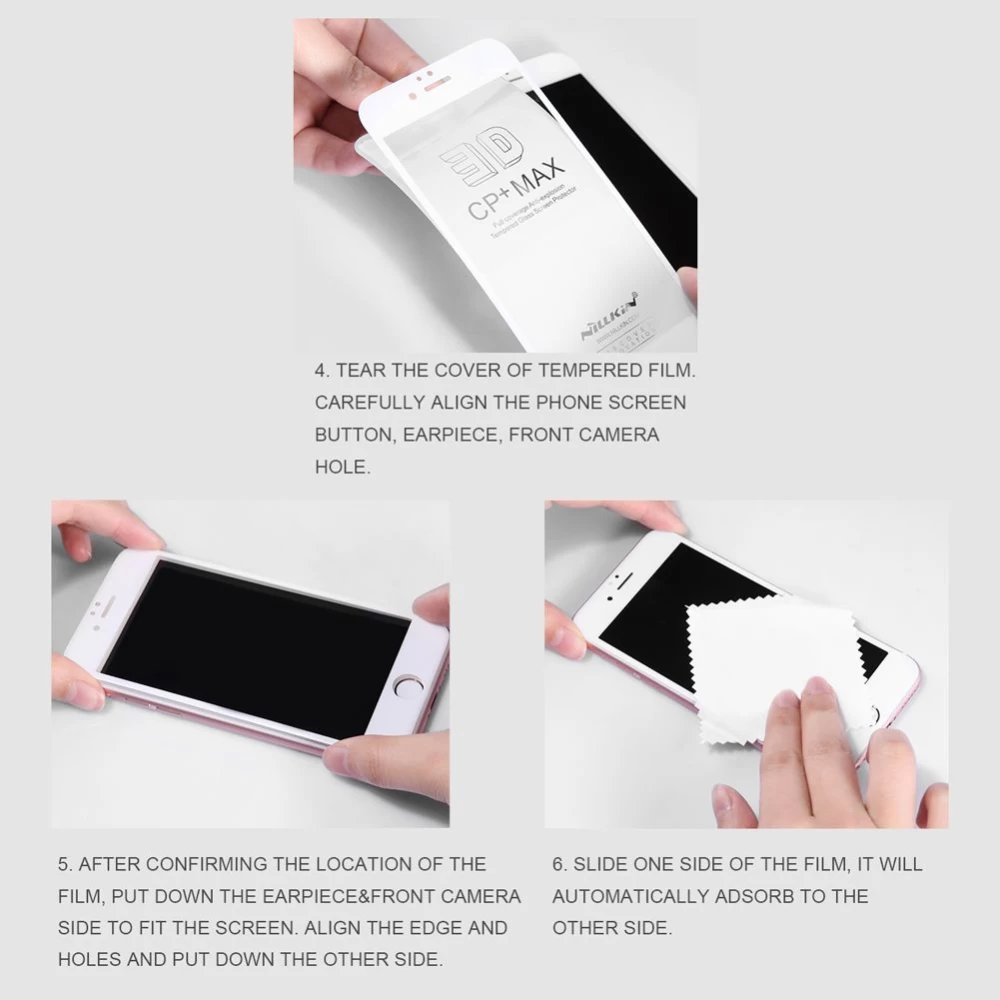 Xiaomi Mi Note 10 apsauginis stiklas  NILLKIN 3D CP+MAX Tempered Glass
