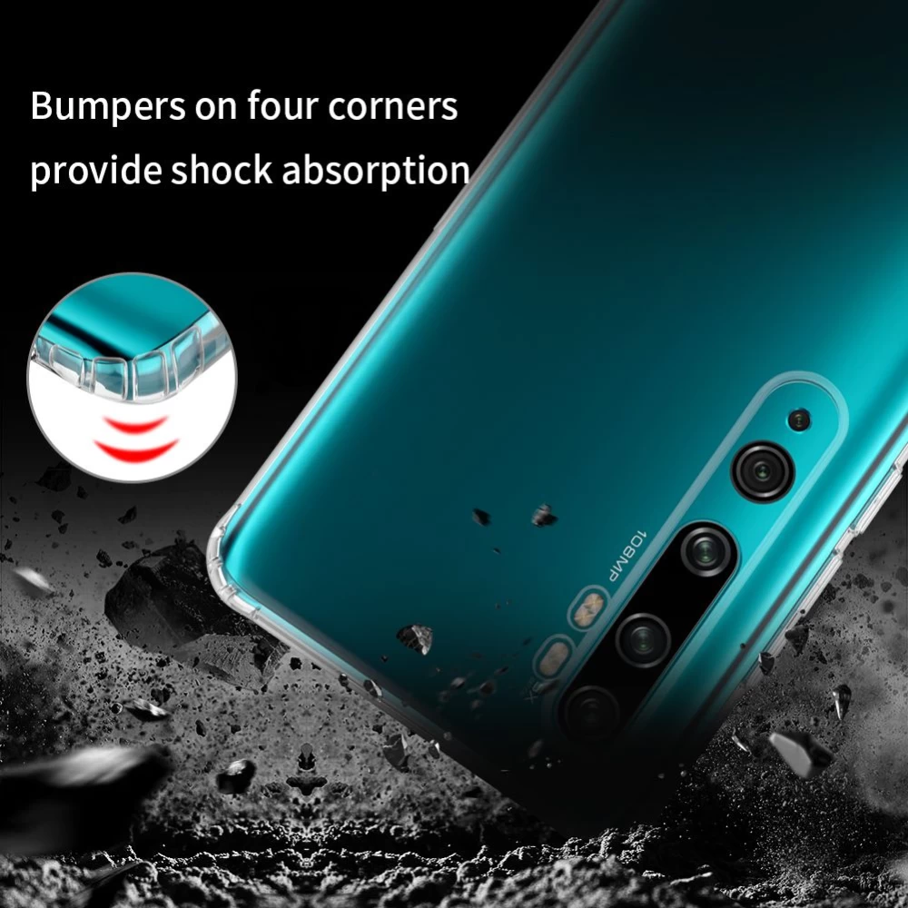Xiaomi Mi Note 10 case transparent Nillkin TPU