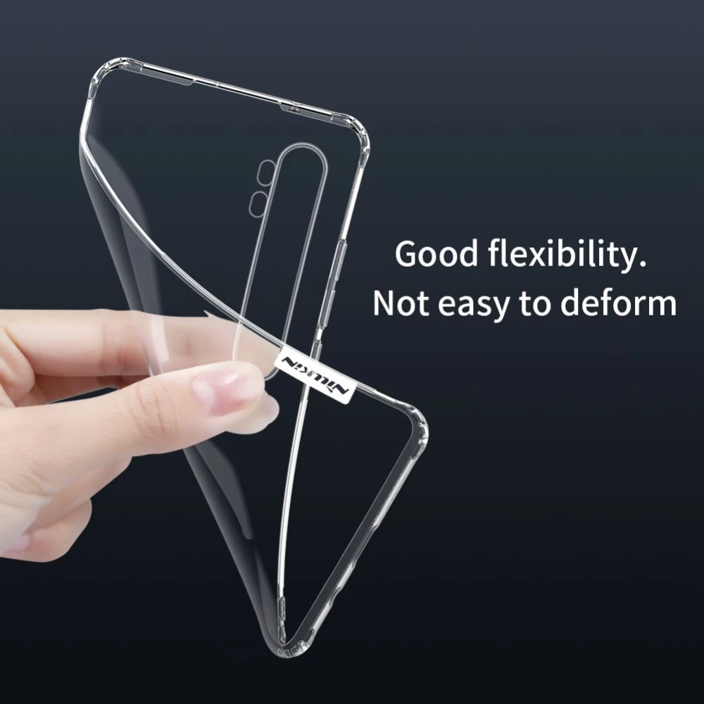 Xiaomi Mi Note 10 ümbris läbipaistev hall Nillkin TPU