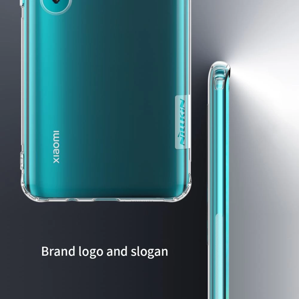 Xiaomi Mi Note 10 ümbris läbipaistev hall Nillkin TPU