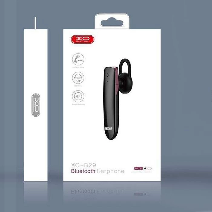  Bluetooth austiņas XO MOBILE B29 Black Earphone 