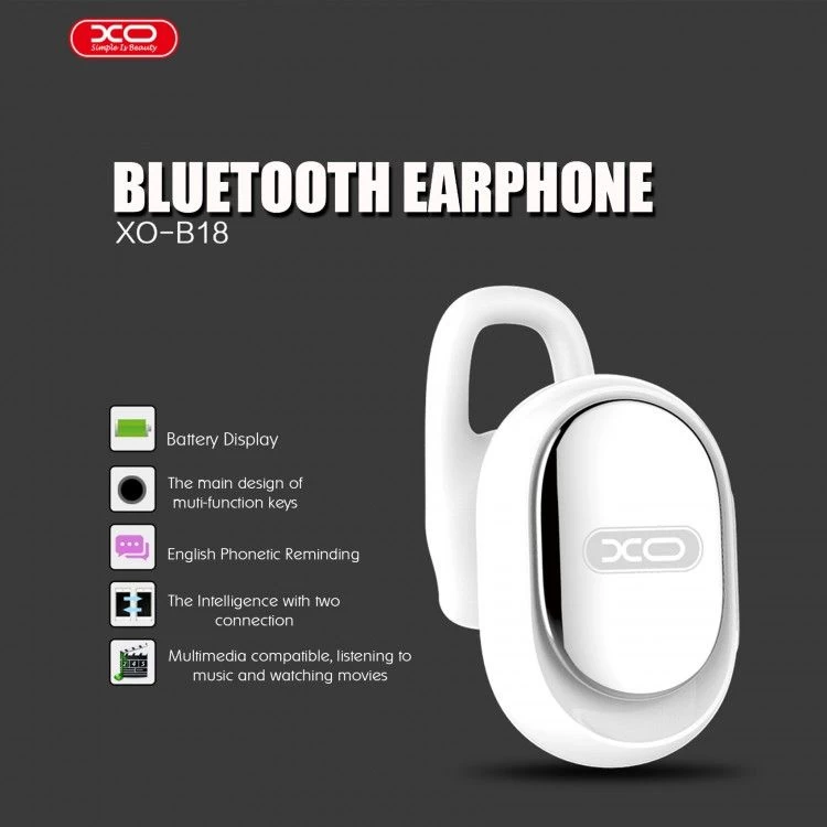  Bluetooth austiņas XO MOBILE Headset  balts