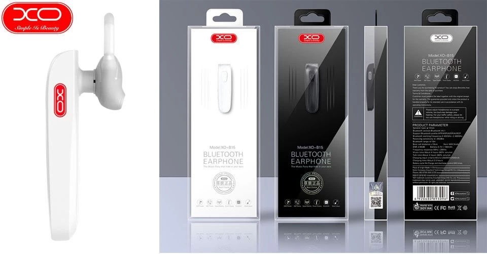  Bluetooth austiņas XO MOBILE Earphone  balts