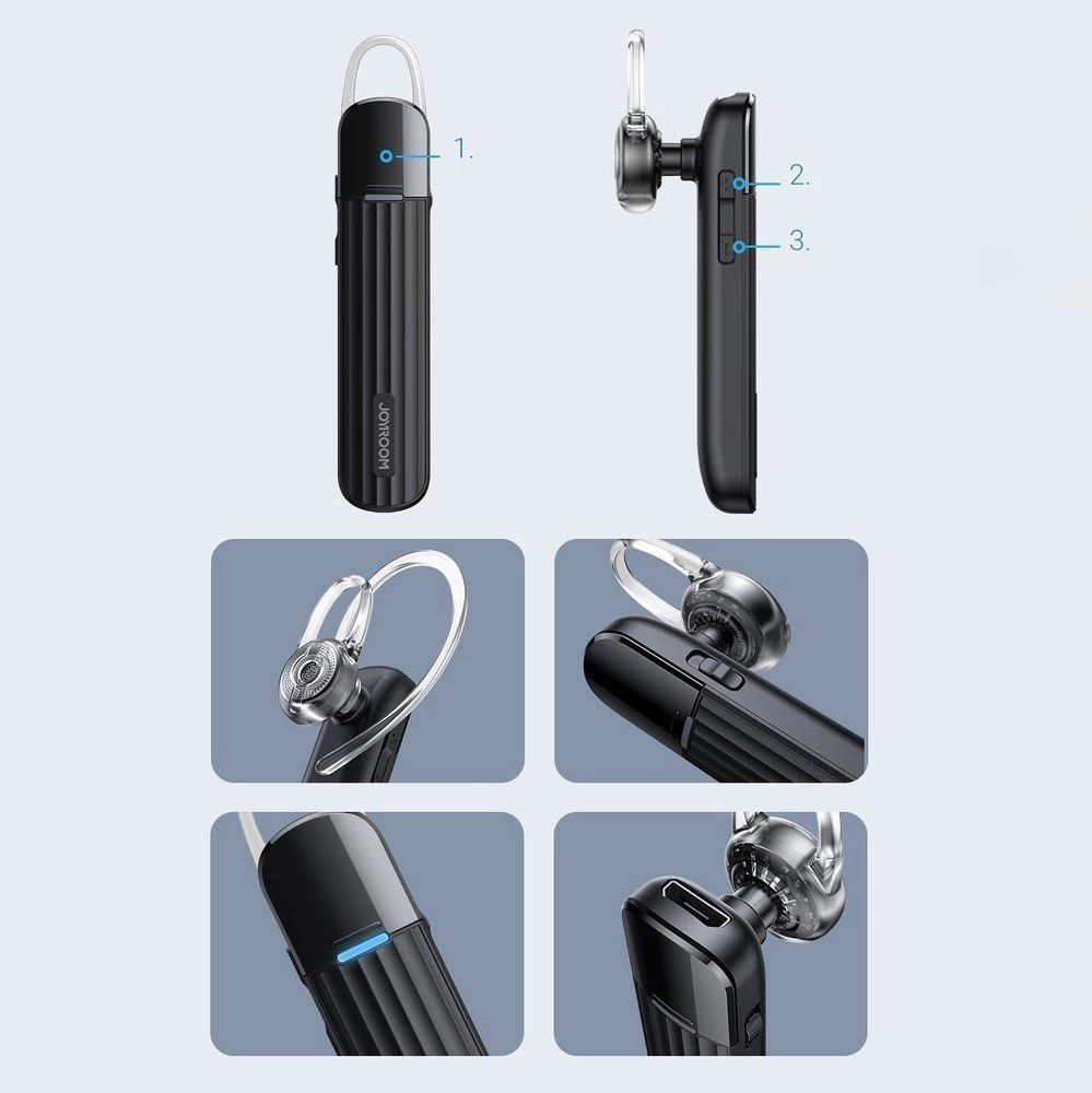  Bluetooth austiņas JOYROOM Earphone  melns