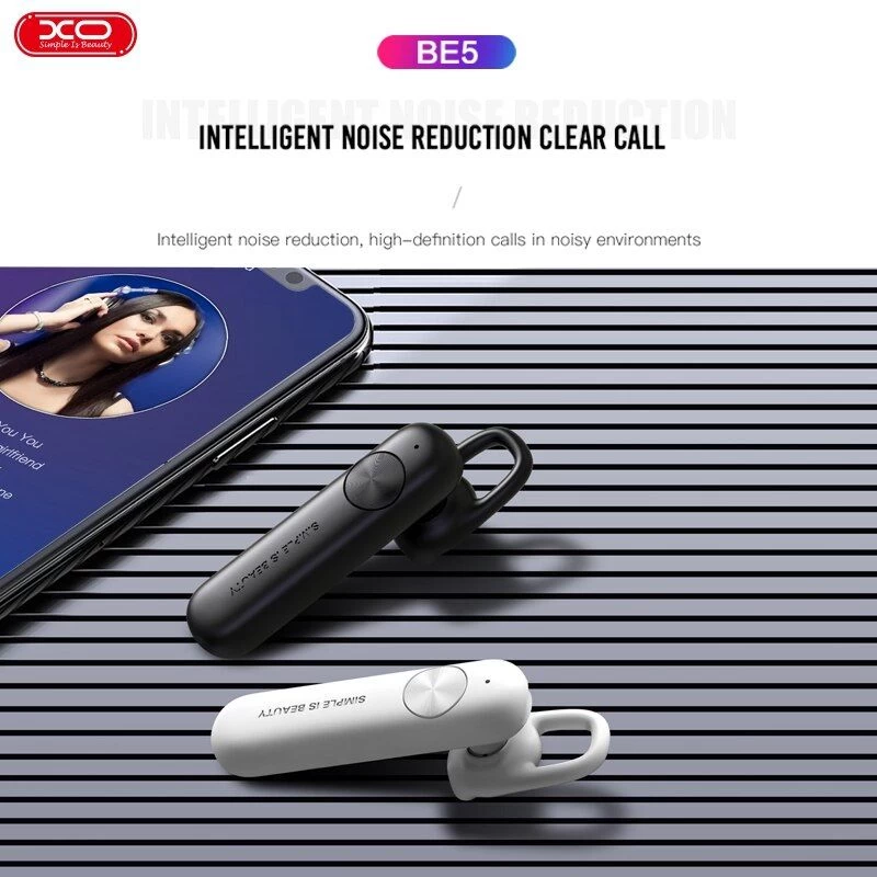  Bluetooth austiņas XO MOBILE BE5 Black Headset  melns