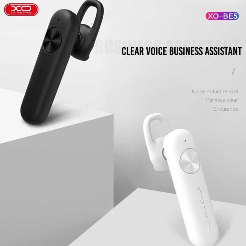  Bluetooth austiņas XO MOBILE BE5 Black Headset  melns