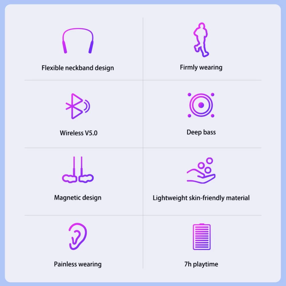  Bluetooth austiņas Nillkin SOULMATE E4 Red bezvadu  sarkans