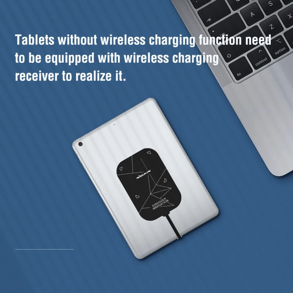 Bezvadu lādētājs  Nillkin PowerHold Tablet Wireless Charging Stand sudraba