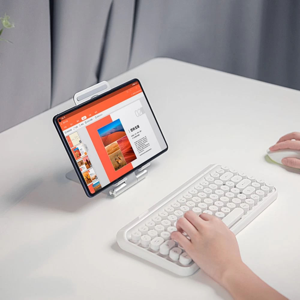 Bezvadu lādētājs  Nillkin PowerHold Tablet Wireless Charging Stand sudraba