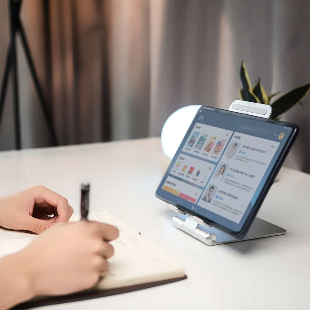 Bezvadu lādētājs  Nillkin PowerHold Tablet Wireless Charging Stand sudraba
