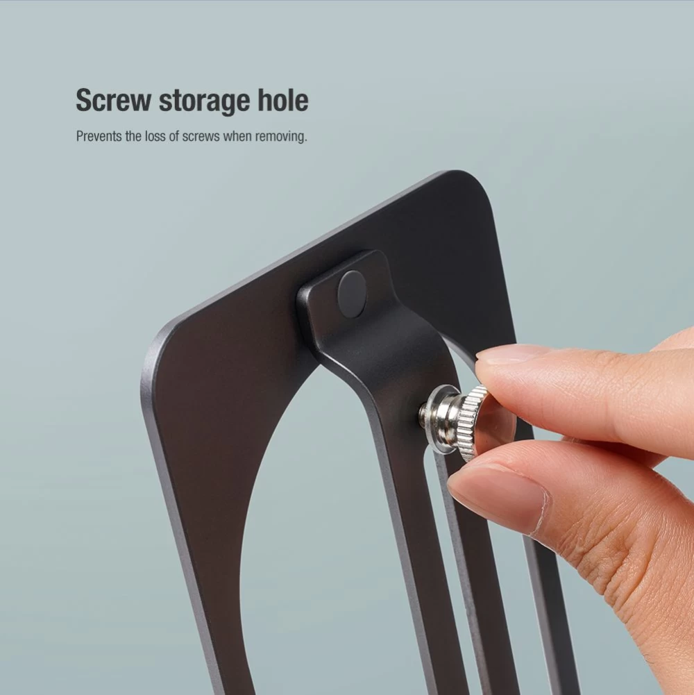Bezvadu lādētājs  Nillkin PowerHold Mini Wireless Charging Stand sudraba