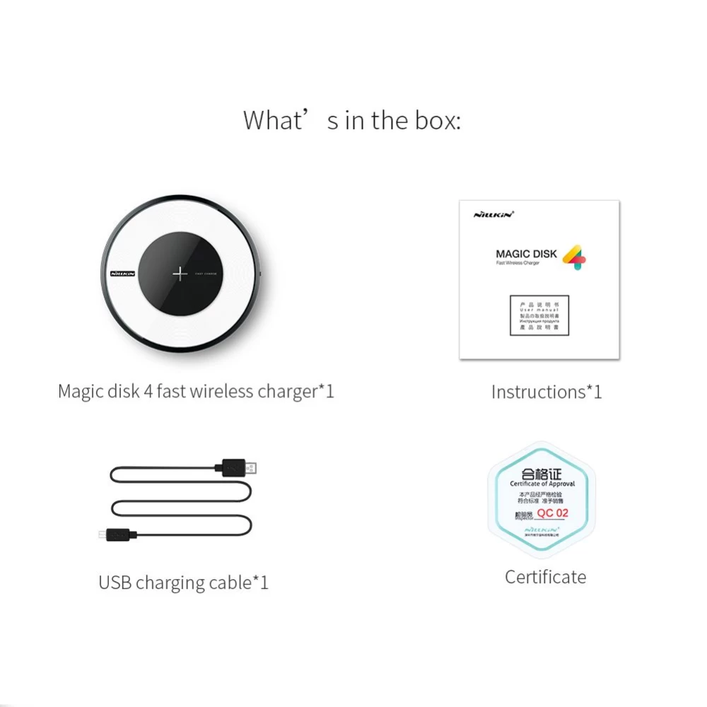 Bezvadu lādētājs  Nillkin Magic Disk 4 Wireless Charger
