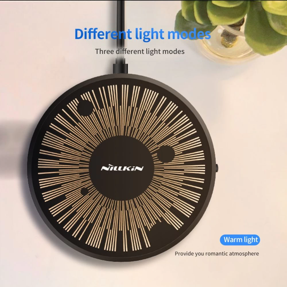 Bezvadu lādētājs  Nillkin PowerColor Fast Wireless Charger Planet