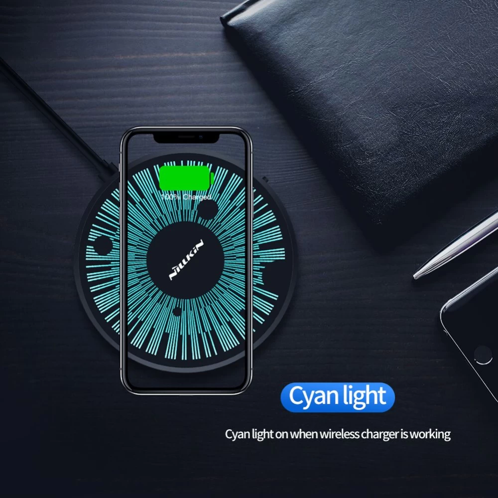 Bezvadu lādētājs  Nillkin PowerColor Fast Wireless Charger Planet