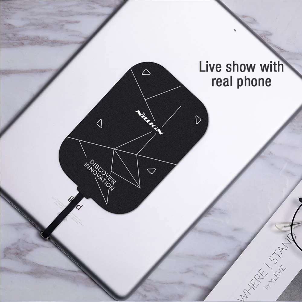 Bezvadu lādētājs  Nillkin Magic Tag Plus Wireless Charging Receiver Lightning Port (Short)