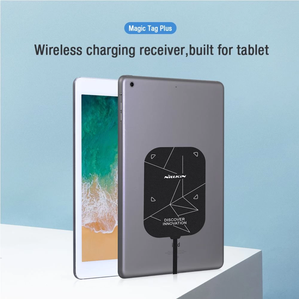 Bezvadu lādētājs  Nillkin Magic Tag Plus Wireless Charging Receiver Lightning Port (Long)