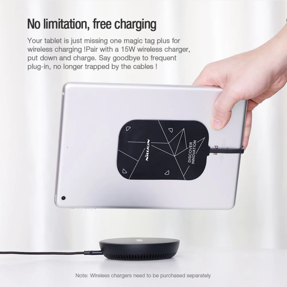 Bezvadu lādētājs  Nillkin Magic Tag Plus Wireless Charging Receiver Lightning Port (Long)