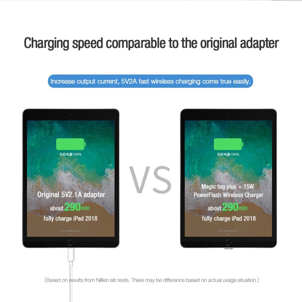 Bezvadu lādētājs  Nillkin Magic Tag Plus Wireless Charging Receiver Lightning Port (Long)