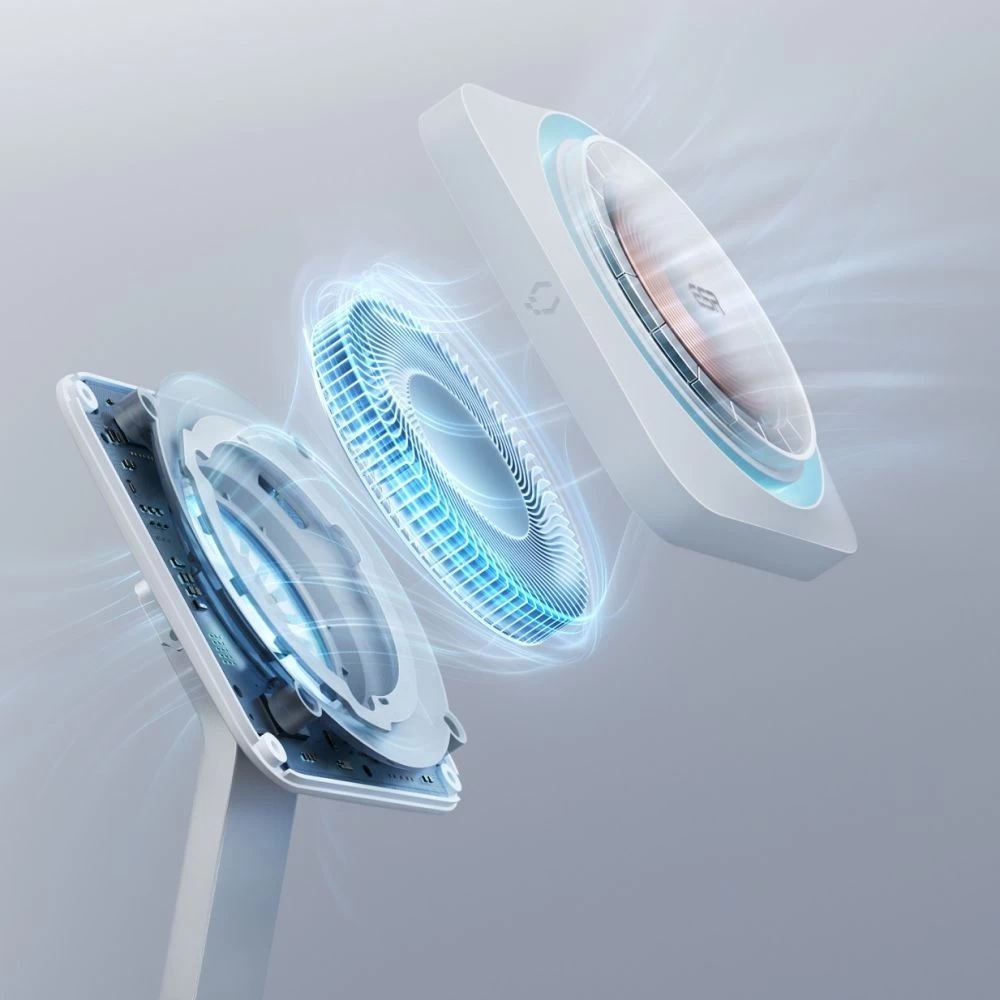 Bezvadu lādētājs  ESR HALOLOCK 2IN1 CRYOBOOST MAGNETIC MAGSAFE WIRELESS CHARGER balts