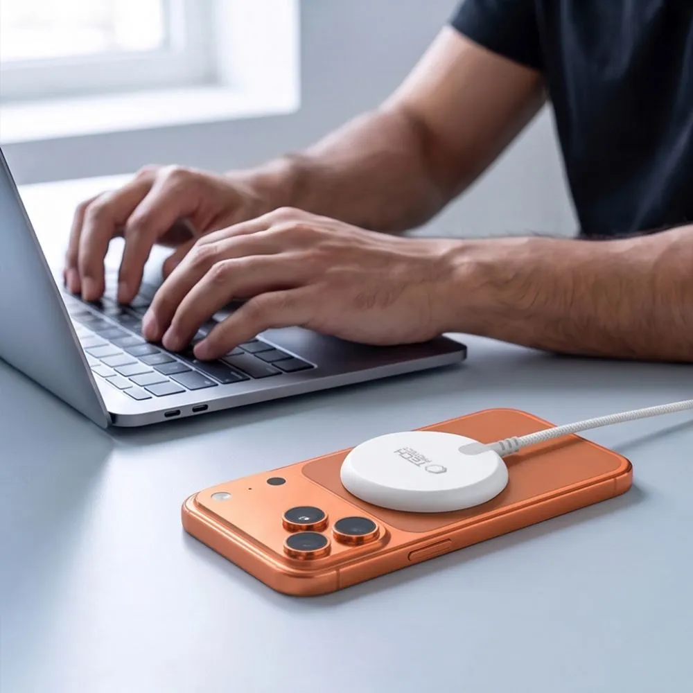 Bezvadu lādētājs  TECH-PROTECT A54 MAGNETIC MAGSAFE WIRELESS CHARGER 25W QI2.2 Viedierīču  balts