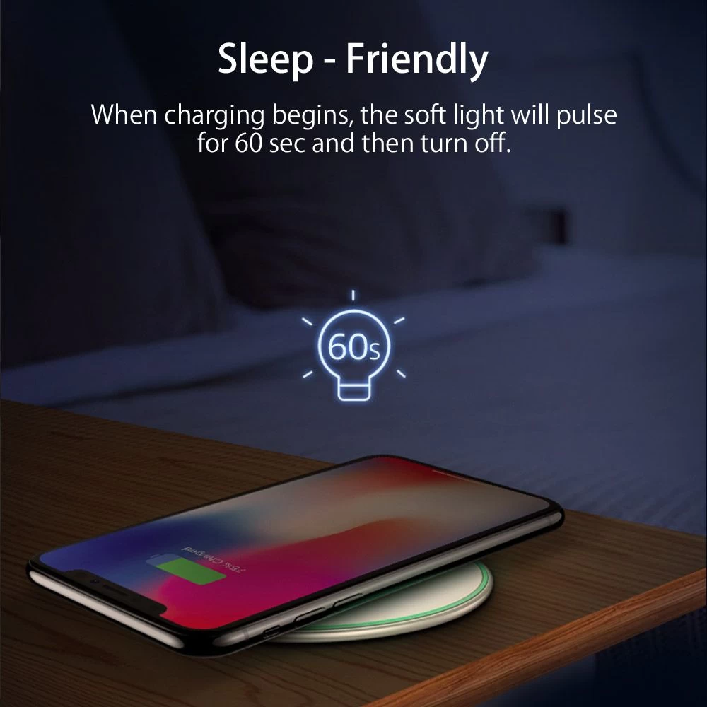 Bezvadu lādētājs  ESR 5W/7.5W/10W Essential Charging Pad balts