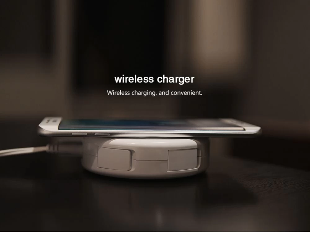 Bezvadu lādētājs  NILLKIN Hermit Multifunctional wireless charger balts