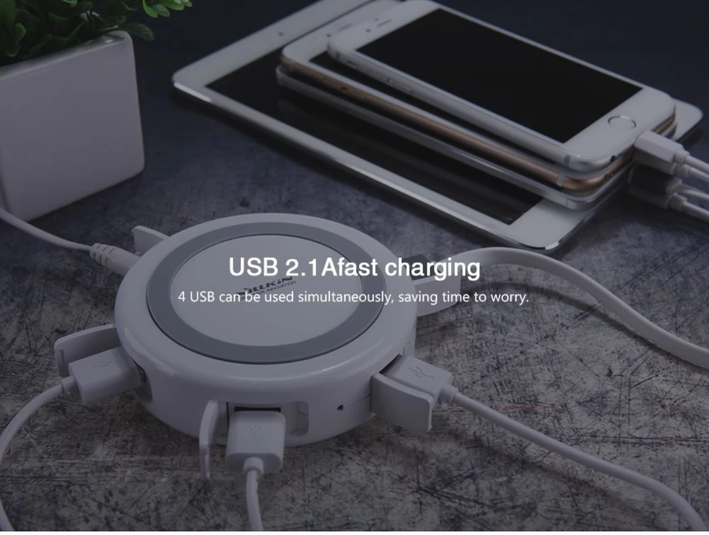 Bezvadu lādētājs  NILLKIN Hermit Multifunctional wireless charger balts